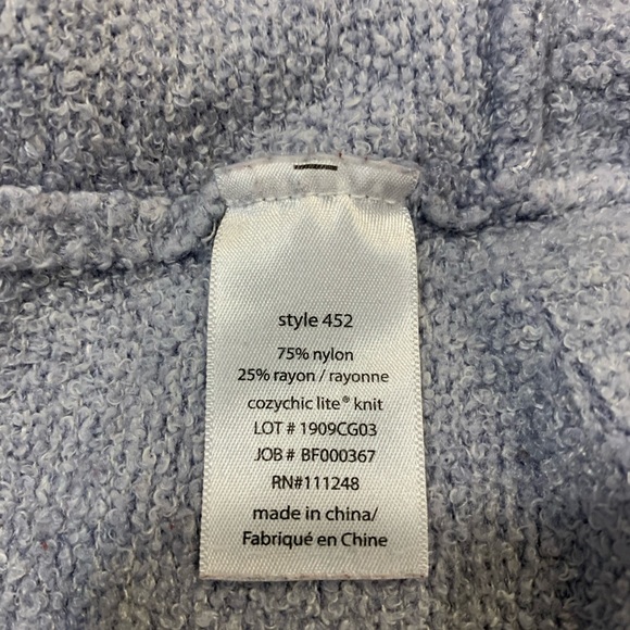 Barefoot dreams circle cardi cardigan sweater light blue M - Picture 7 of 8